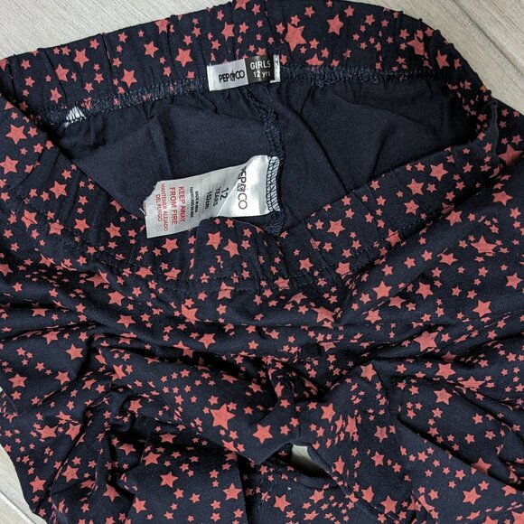 Pepco Full length Soft Cotton leggings Skinny Fit stretchy Black w Orange NWOT - Picture 4 of 5